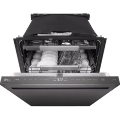 LG Lave-vaisselle Encastré Inox Noir 24