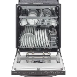 LG Lave-vaisselle Encastré Acier inoxydable noir 24