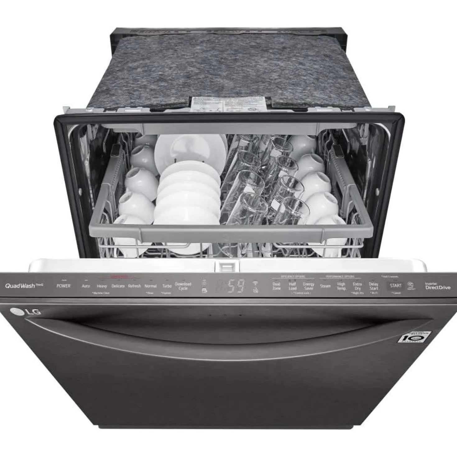 LG Lave-vaisselle Encastré Acier inoxydable noir 24" 46dB - LDTS5552D