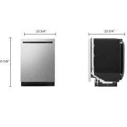 LG Lave-vaisselle Encastré Acier inoxydable 24