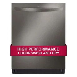 LG Lave-vaisselle Encastré Inox Noir 24