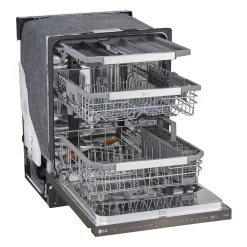LG Lave-vaisselle Encastré Inox Noir 24