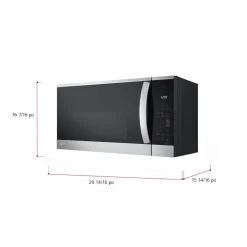 LG Micro-ondes/Hottes 1,8 pi3, Acier inoxydable, 30