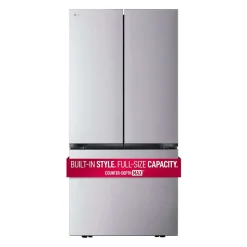 LG Réfrigerateur 21 pi3 33 po Acier inoxydable Congélateur en bas, Portes françaises - LF21C6200S