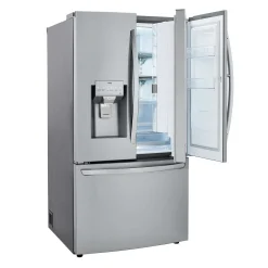LG Réfrigérateur 30 pi3 36 po Acier inoxydable Congélateur en bas, Portes françaises - LRFDS3016S