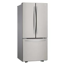 LG Réfrigérateur 21,8 pi3 30 po Acier inoxydable Congélateur en bas, Portes françaises - LRFNS2200S