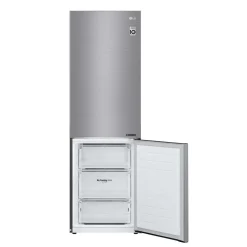 LG Réfrigérateur 12 pi3 24 po Argent platine Congélateur en bas - LBNC12231V