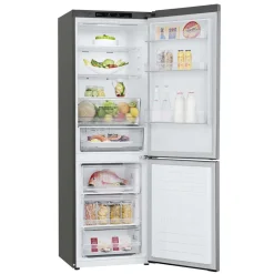 LG Réfrigérateur 12 pi3 24 po Argent platine Congélateur en bas - LBNC12231V