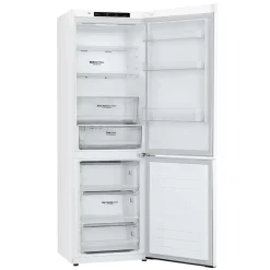 LG Réfrigérateur 12 pi3 24 po Blanc Congélateur en bas - LBNC12231W