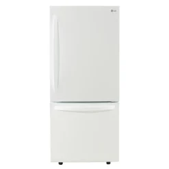 LG Réfrigérateur 22 pi3 30 po Blanc Congélateur en bas - LRDNS2200W