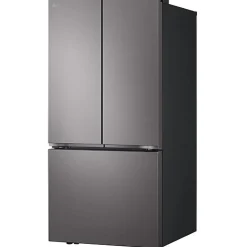 LG Réfrigérateur 25 pi3 33 po Inox Noir Portes françaises - LF25S6200D