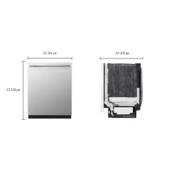 LG STUDIO Lave-vaisselle Encastré Acier inoxydable 24