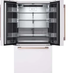 LG STUDIO Réfrigérateur 27 pi3 36 po Blanc Portes françaises - SRFB27W3