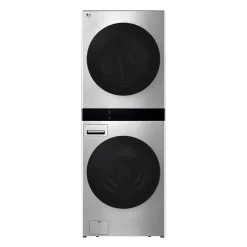 LG STUDIO Tour de lavage, Acier inoxydable, 27", Chargement frontal - SWWE50N3