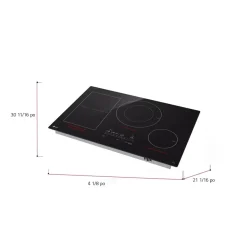 LG Table de cuisson Induction Noir 30