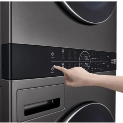 LG Tour de lavage, Acier noir, 27