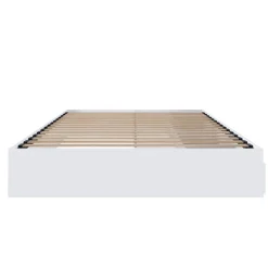 Lit double avec rangement 3 tiroirs (54") - Nexera