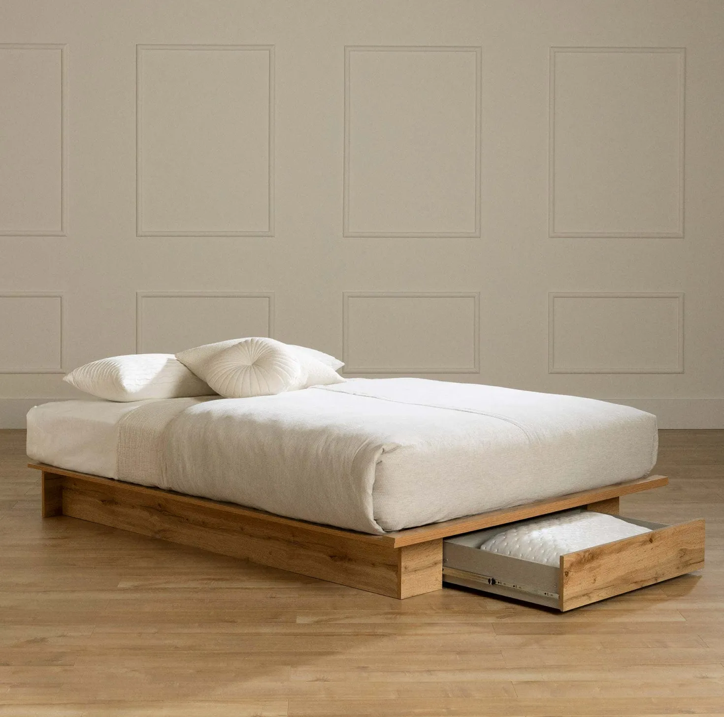 Lit double/queen avec rangement 1 tiroir (54"/60") - South Shore