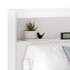 Lit simple avec rangement 3 tiroirs et tête de lit (39