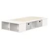 Lit simple avec rangement et paniers (39") - South Shore