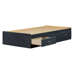 Lit simple avec rangement 3 tiroirs (39") - South Shore