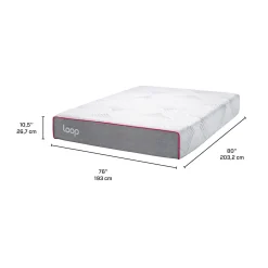 Matelas king roulésemi-ferme en mousse mémoire- 78