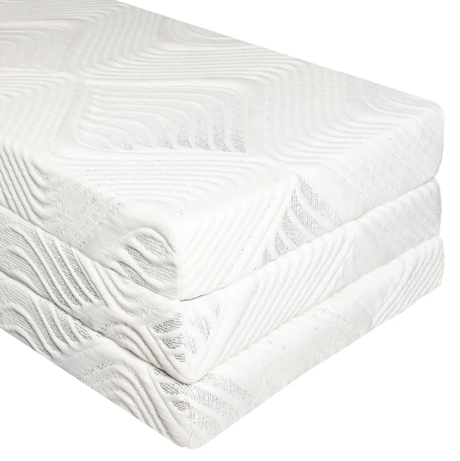 Matelas queen pliable en mousse mémoire à 3 volets - 60"