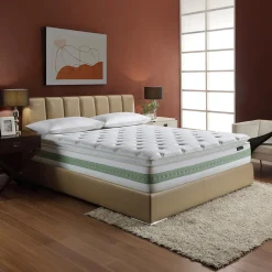 Matelas queen roulé hybride semi-ferme - 60