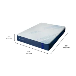 Matelas queen roulé semi-fermeen mousse mémoire - 60