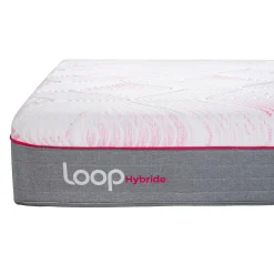 Matelas simple roulé hybride semi-ferme - 39"