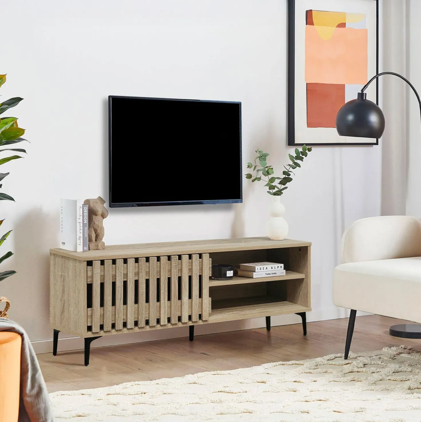 Meuble télé avec rangement - 48"