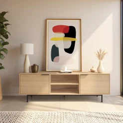 Meuble télé avec rangement 70