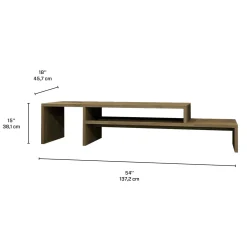 Meuble TV extensible et rétractable 54
