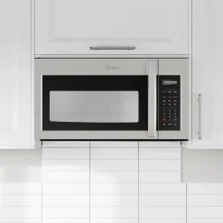 Midea Micro-ondes/Hotte, Inox, 29.25
