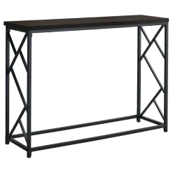 Monarch specialties i 3534 console d'entrée - table d'appoint moderne - brun - Monarch