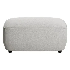 Ottoman en tissu gris
