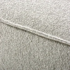 Ottoman en tissu gris