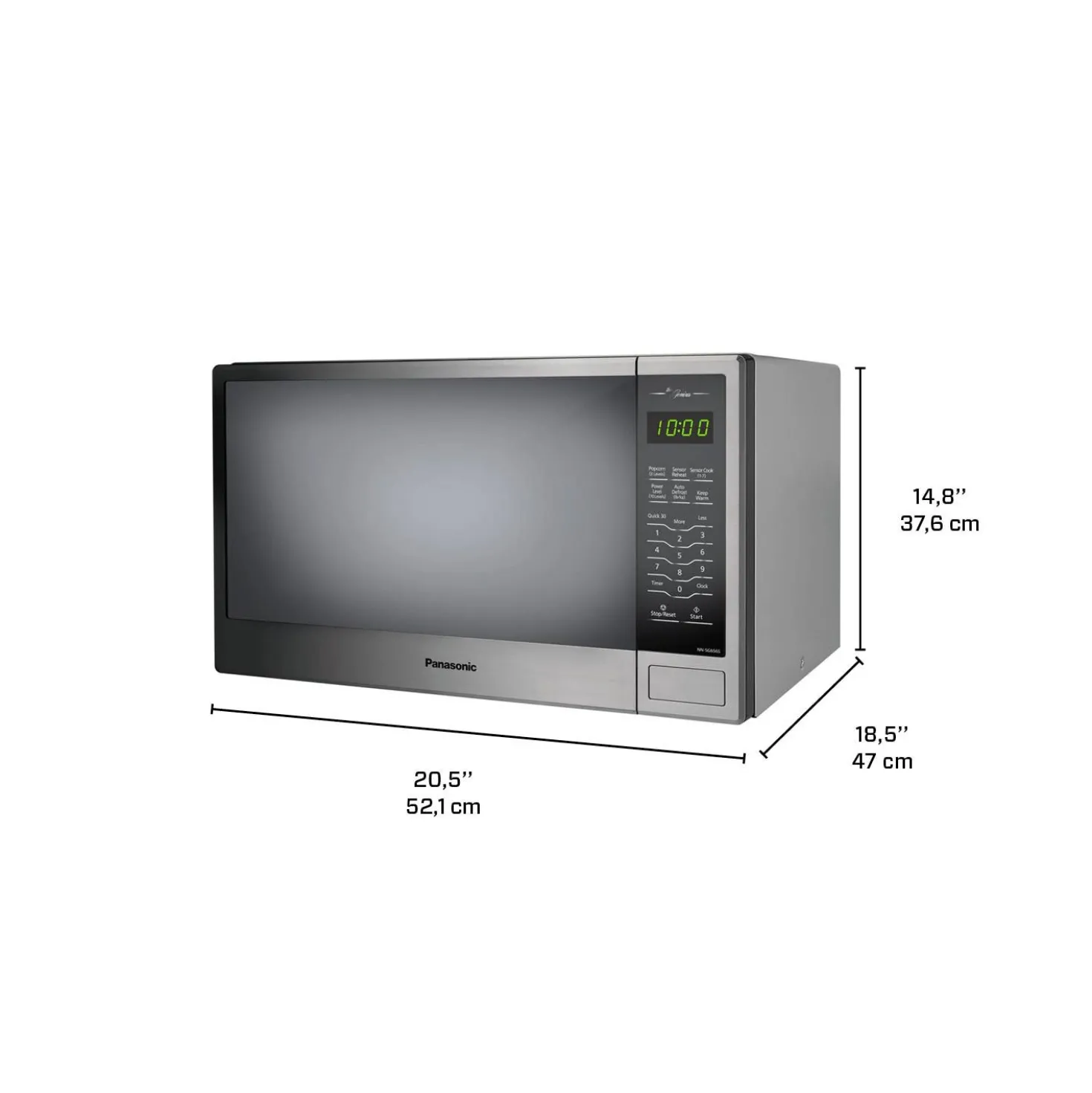 PANASONIC Micro-Ondes Inox20.5" NNSG656SC