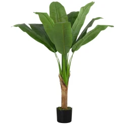 Plante artificielle - 43"H, bananier intérieur pot 5"