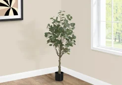 Plante artificielle - 46"H, eucalyptus intérieur pot 5"