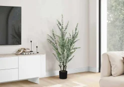 Plante artificielle - 44"H, eucalyptus intérieur pot 5"