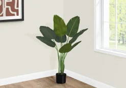 Plante artificielle - 44"H, oiseau de paradis pot 5"