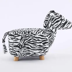 Pouf en forme de zèbre