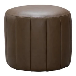 Pouf rond - brun