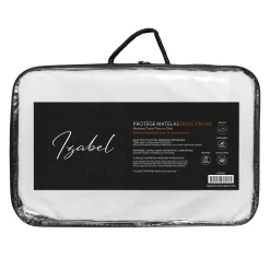 Protège-matelas imperméable et réversible à têtes séparées - queen