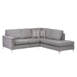 Sectionnel avec chaise longue à droite