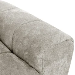 Sectionnel de style guimauve avec chaise longue à gauche - gris