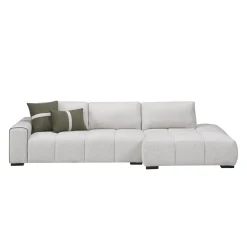 Sectionnel de style guimauve avec chaise longue à droite