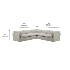 Sectionnel modulaire - 5 mcx