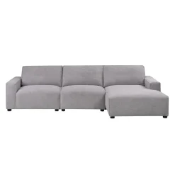 Sectionnel modulaire avec chaise longue à droite - 3 mcx